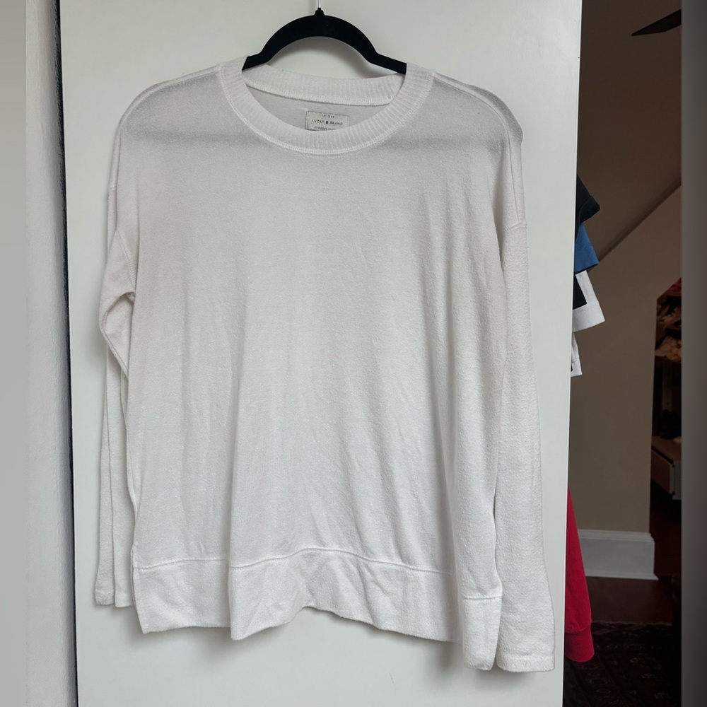 Lucky Brand Cream Knit Top